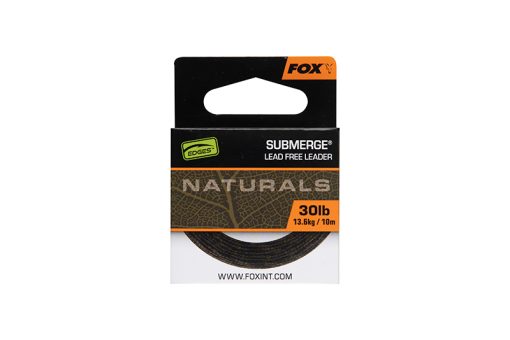 Fox Naturals Submerge Leader X 10m - 30lb/13.6kg - imagine 2
