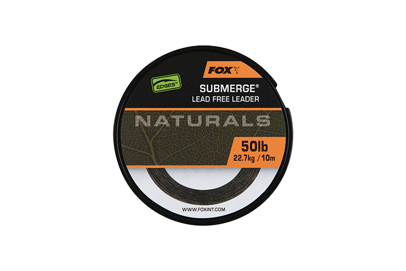 Fox Naturals Submerge Leader X 10m - 50lb/22.7kg - imagine 2