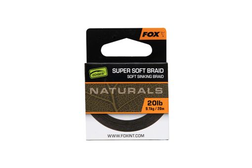 Fox Naturals Soft Braid Hooklength 20m - 20lb - imagine 3