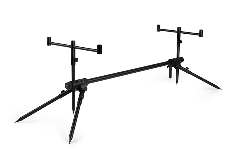 Rod Pod Complet Fox Black Label Slim 3 Pod + Husa