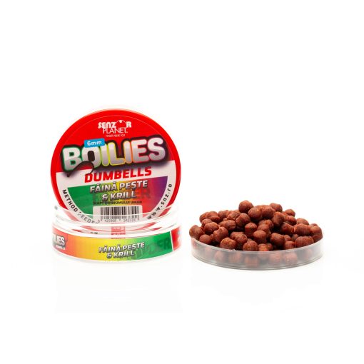 Boilies Dumbells Senzor Method Feeder 6mm - Krill Faina De Peste