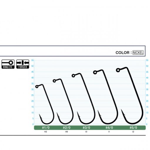 JIG Owner Nelestat No.4/0 Jig-57 253987 White - imagine 2