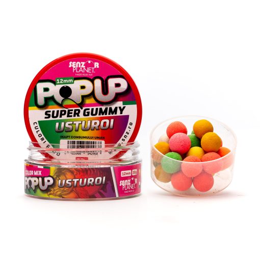 Boilies Popup Mix Color Senzor 12mm – Usturoi