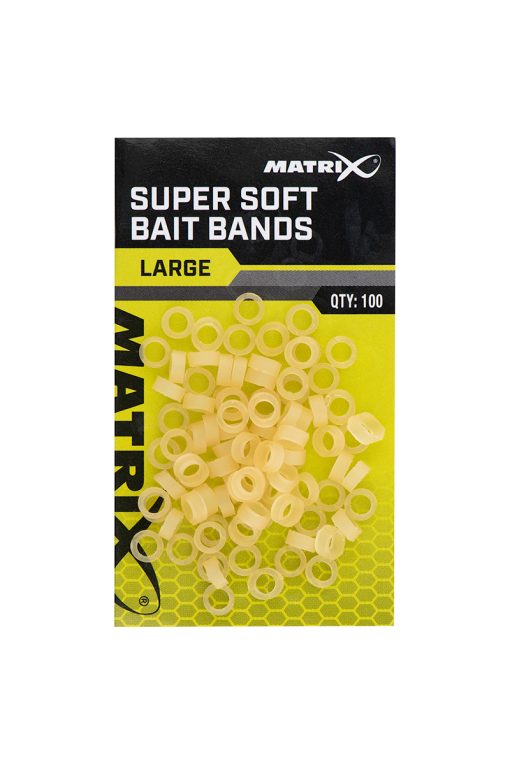 Matrix Super Soft Bait Bands Large 100pcs