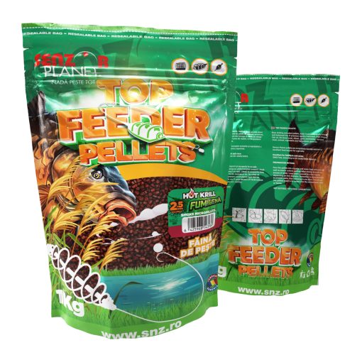 Pelete Senzor Top Feeder Fumigena 2.5mm - Hot Krill