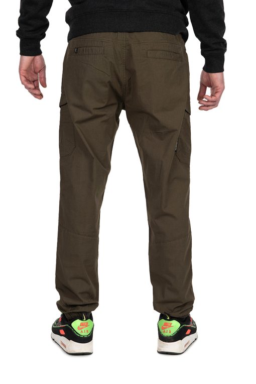 Fox Collection Light Weight Cargo Trouser - Green/Black - L - imagine 2