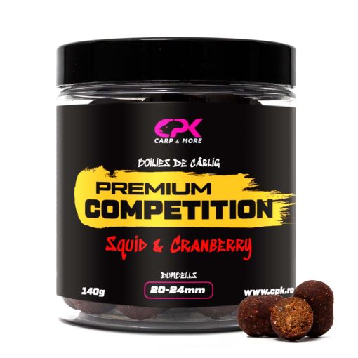 Cpk Boilies Carlig Dumbells Os Competition - Squid Cranberry 20/24mm