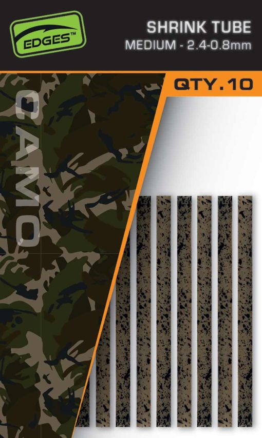 Fox Edges Camo Shrink Tube M 2.4-0.8mm x 10pcs