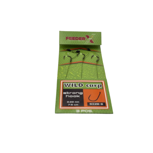 Carlig Legat Feederx Wild Carp Strong Hook - Nr.10