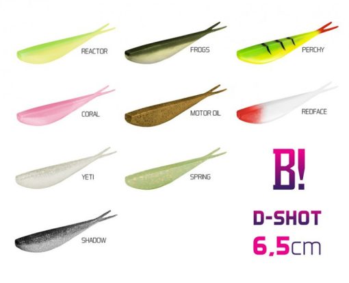 Shad Delphin Bomb Dropshot 6.5cm - Redface - imagine 2