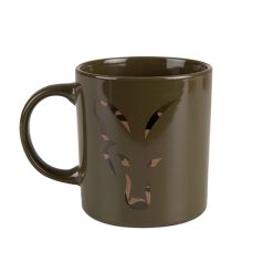 Fox Green And Camo Head Ceramic Mug