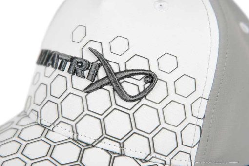 Matrix hex print baseball cap white - imagine 2