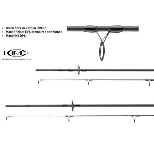 Daiwa Lanseta Black Widow Xt 3.90m 2buc 3.5lbs
