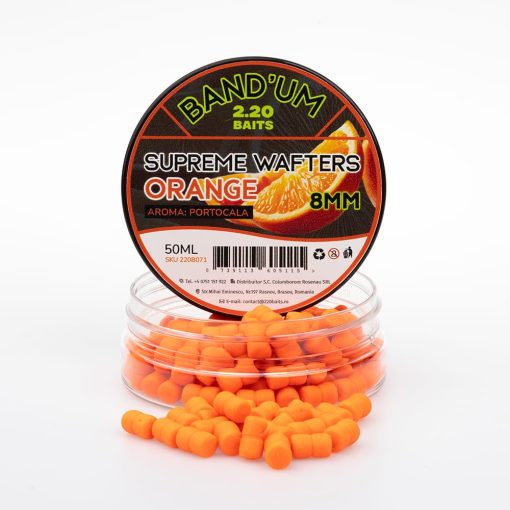 Supreme Bandum Wafter 2.20 Baits 4mm – Orange Portocala