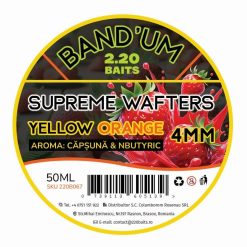 Alternative view of Supreme Bandum Wafter 2.20 Baits 4mm - Yellow Orange - Capsuna Nbutyric