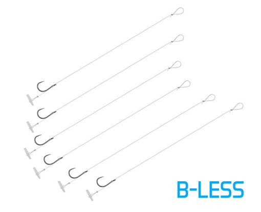 Rig Feeder Delphin Flr Quickstop 8cm 0.22mm - Nr.6 - imagine 2