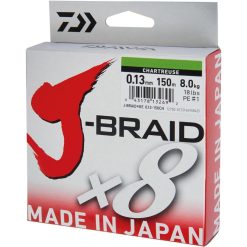 Daiwa Fir Jbraid X8 Chartreuse 300m - 0.16mm
