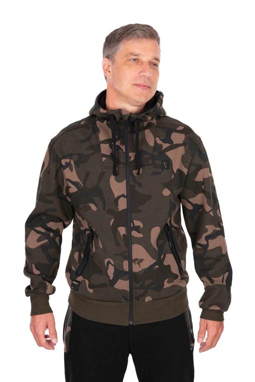 Fox Camo Full Zip Premium 310 Hoodie - L