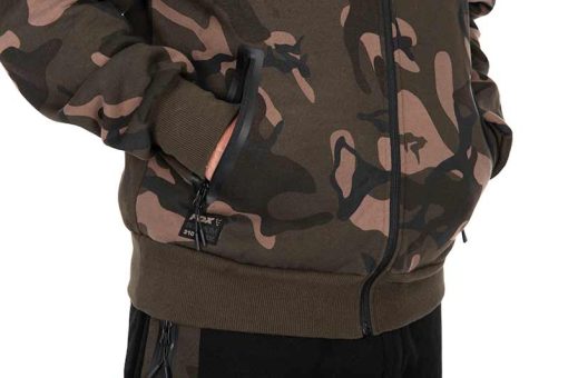 Fox Camo Full Zip Premium 310 Hoodie - L - imagine 2