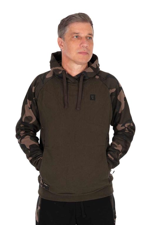 Fox Khaki / Camo Pullover Premium 310 Hoodie - L