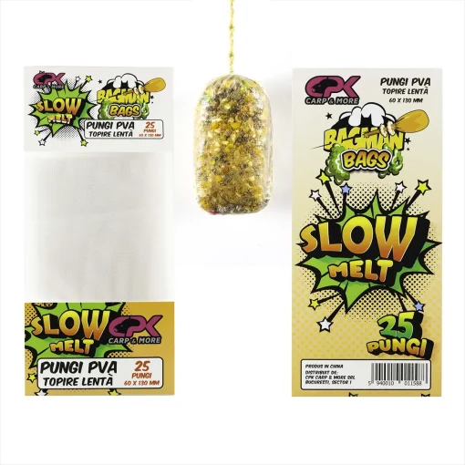 Pungi Pva Cpk Bagman - Slow Melt 60/130mm