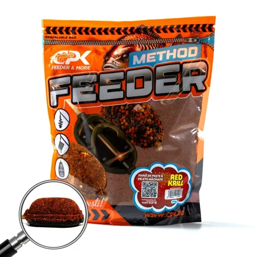 Nada Method Feeder Cpk - Faina de Peste / Pelete Red Krill Macinate