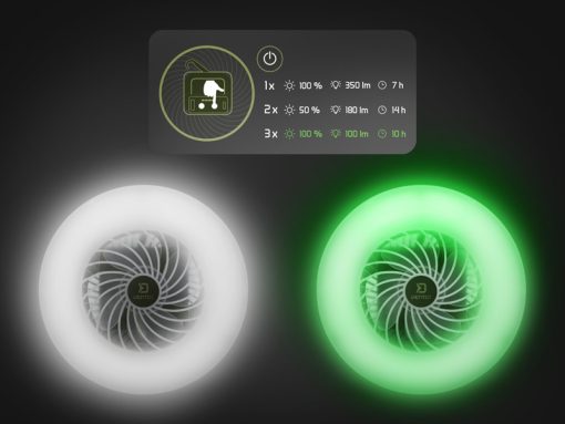 Ventilator cu Lampa Delphin Ventix 4400mah - imagine 5