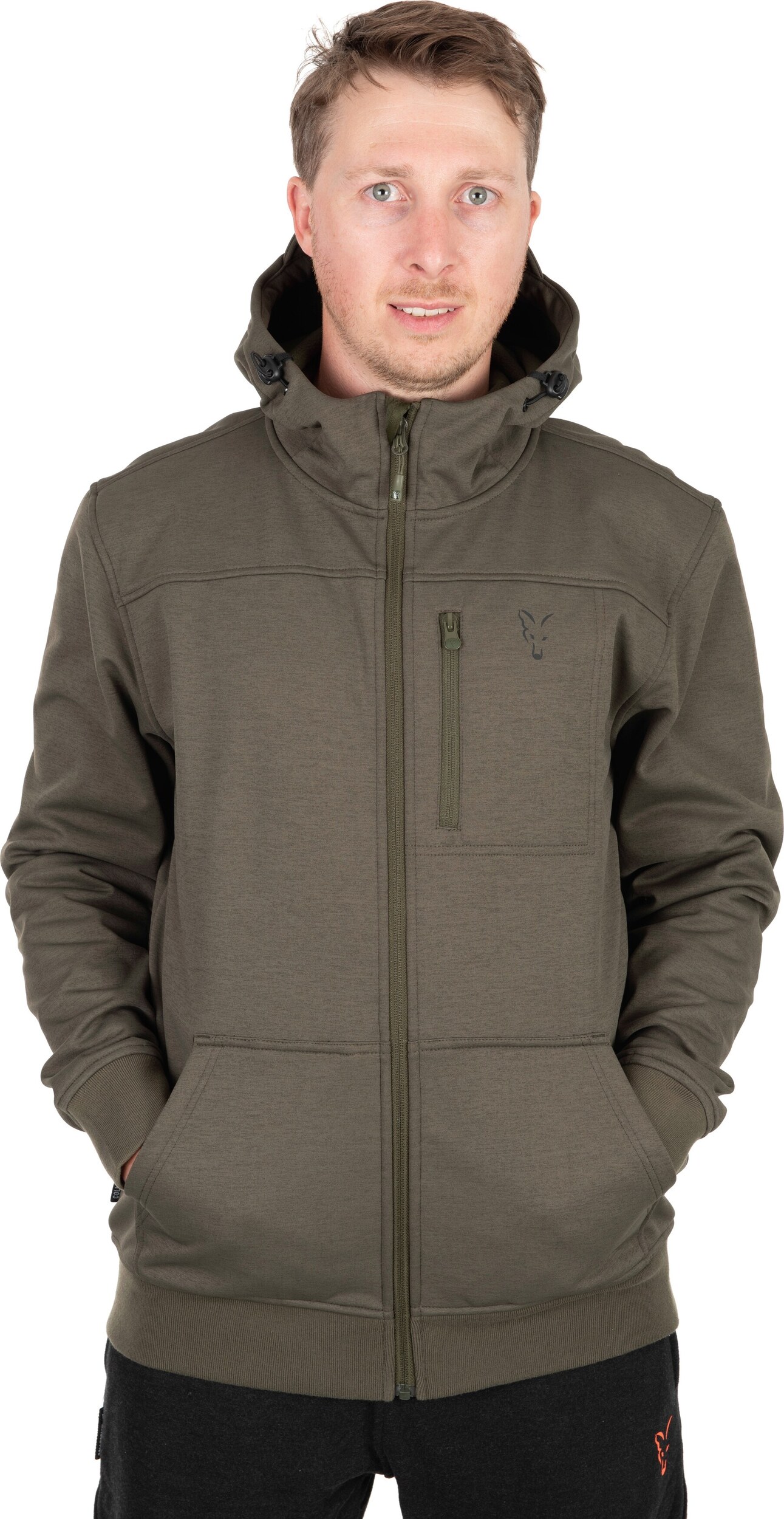 Fox Collection Soft Shell Jacket Green/Black - Xl