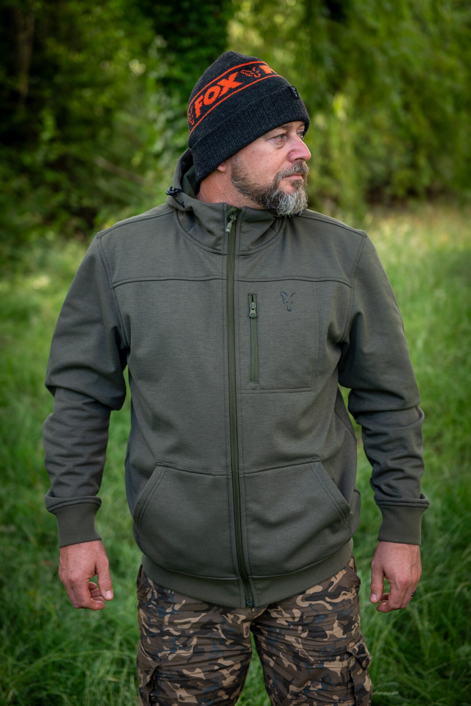Fox Collection Soft Shell Jacket Green/Black - Xl - imagine 5