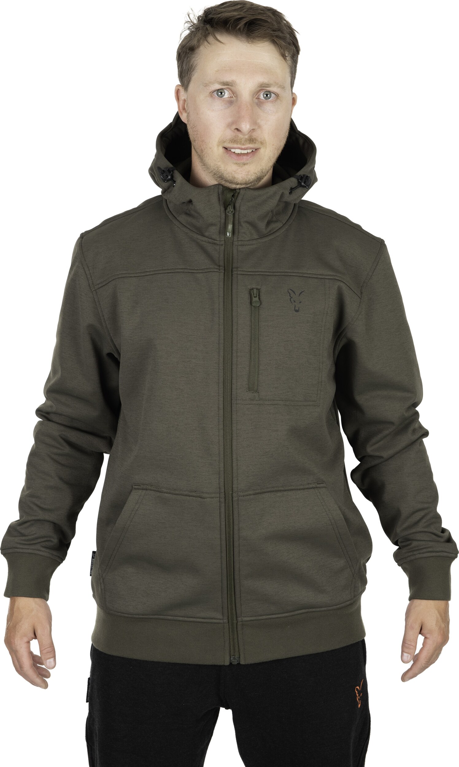 Fox Collection Soft Shell Jacket Green/Black - Xl - imagine 13