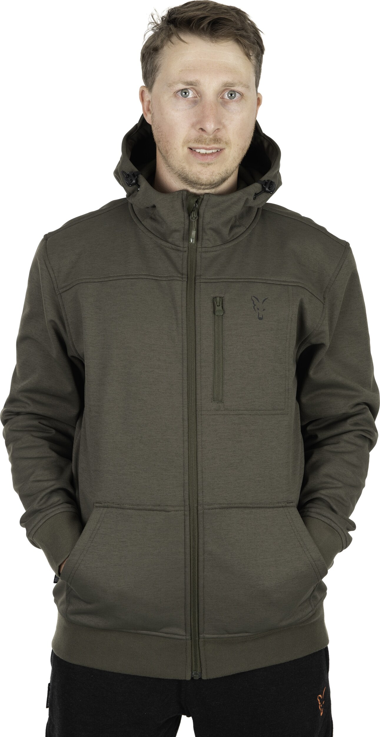 Fox Collection Soft Shell Jacket Green/Black - Xl - imagine 14