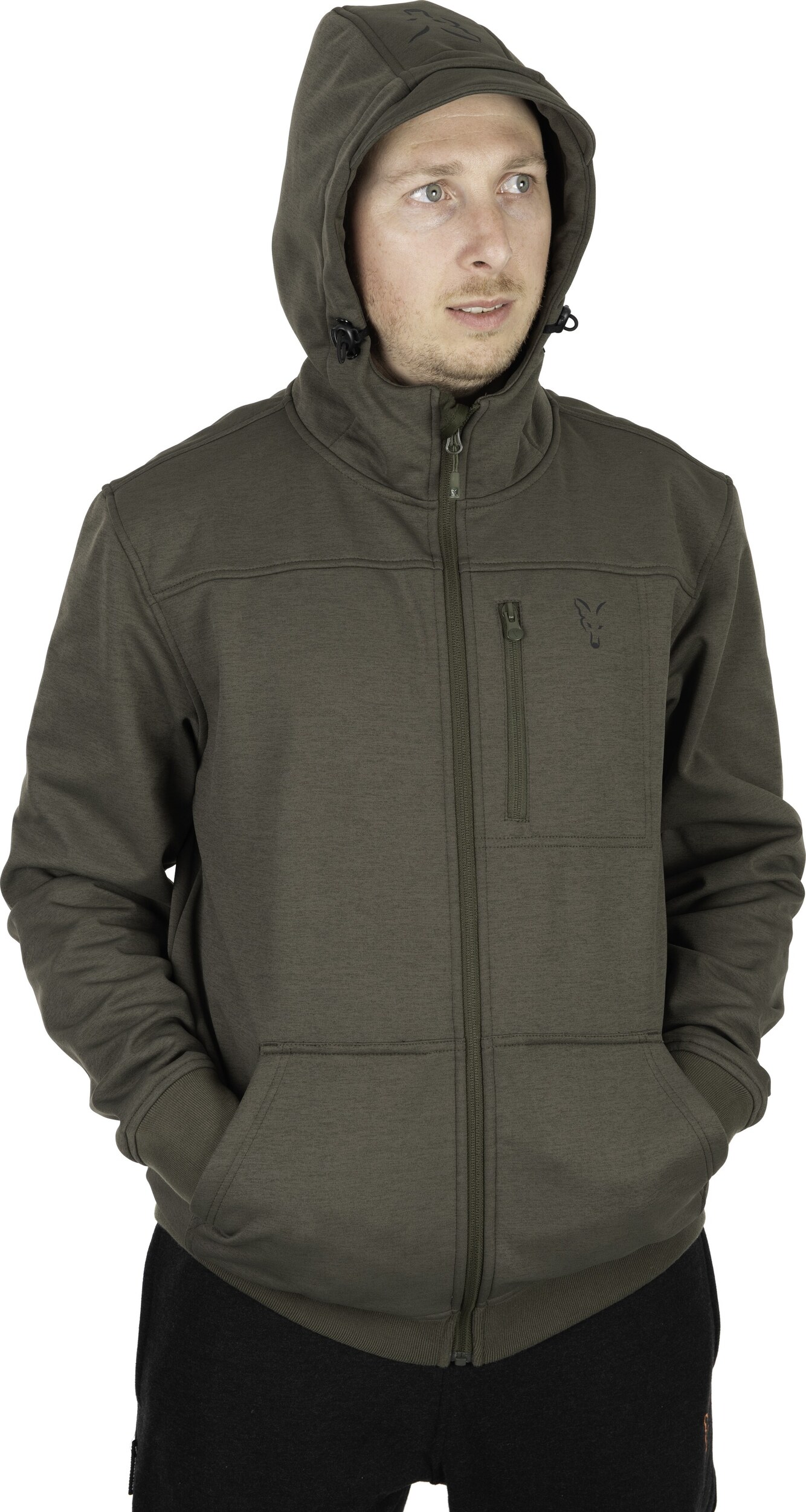 Fox Collection Soft Shell Jacket Green/Black - Xl - imagine 19