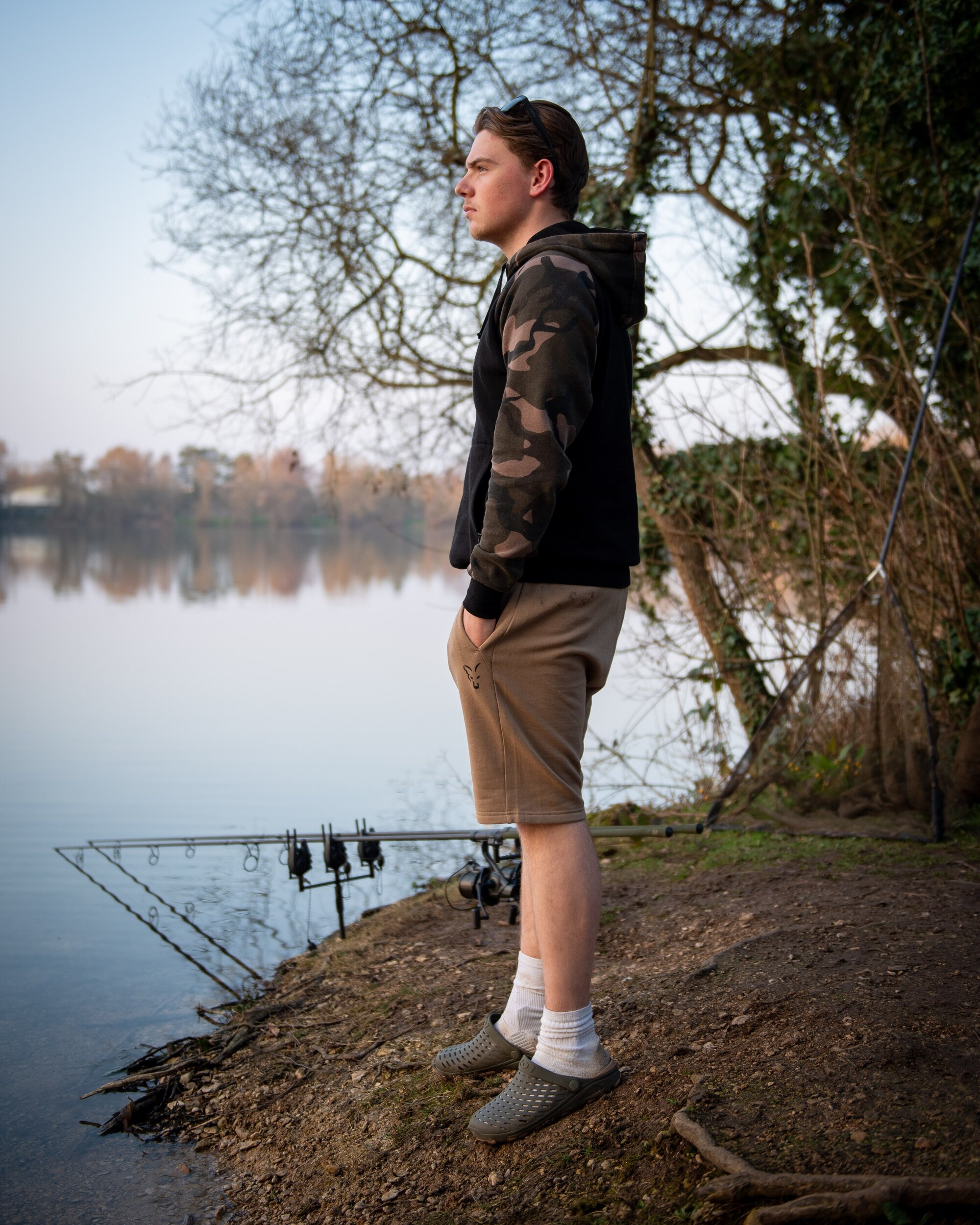 Fox Collection Lw Jogger Short Tan Ltd - S - imagine 5